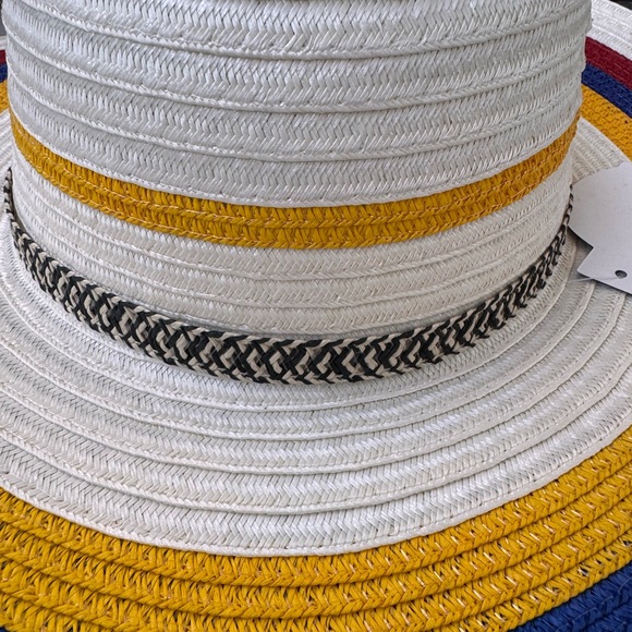 Stylish Multicolor Wide Brim Hat - Picture 5 of 5